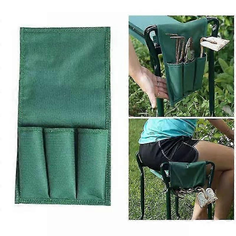 2pcs Garden Storage Garden Kneeler Seat Tool Bag,garden Tool Pouch Sturdy Protects Knees For Outdoor Gardeningonly Bagexcluding Stools