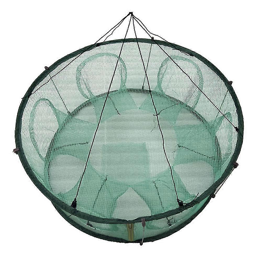 Automatic Fishing Net Trap Cage Round Shape Durable Open For Crab Crayfish