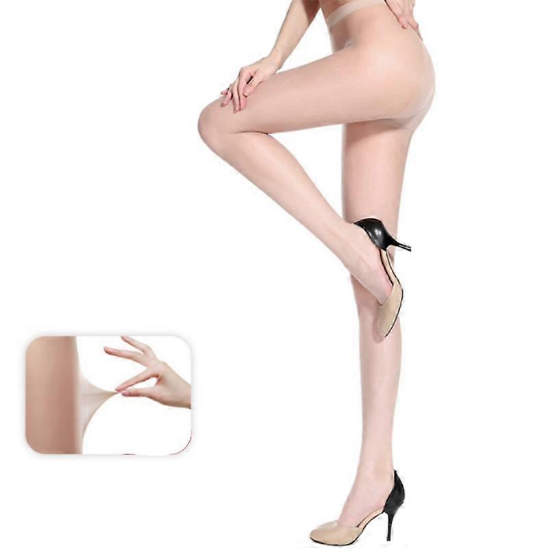 EVAGO Women's High Waist Control Top Tights Sheer Shiny Pantyhose Silky Stockings