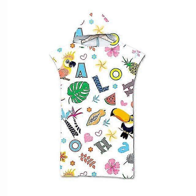 Microfiber Printed Hooded Beach Towel For Adults