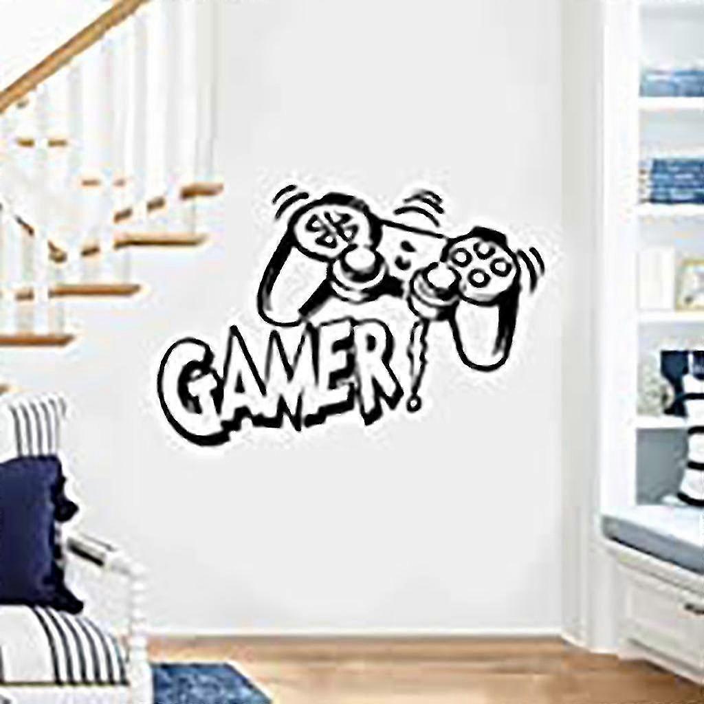 Spelkontroll Väggdekaler Klistermärke för pojkar Rum Barn Lekrum Sovrum