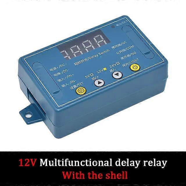 10A 1 channel Delay time relay module 5V 12V 24V timing programmable optical coupler isolation pulse cycle power off trigger