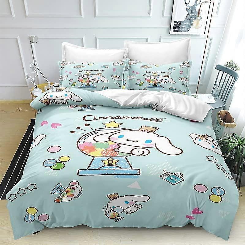 Bäddset GD104 Påslakan med 3D-tryck Sängkläder Täcke Påslakan Set med örngott Dekor Överkast Överkast för barn tonåring HZ104