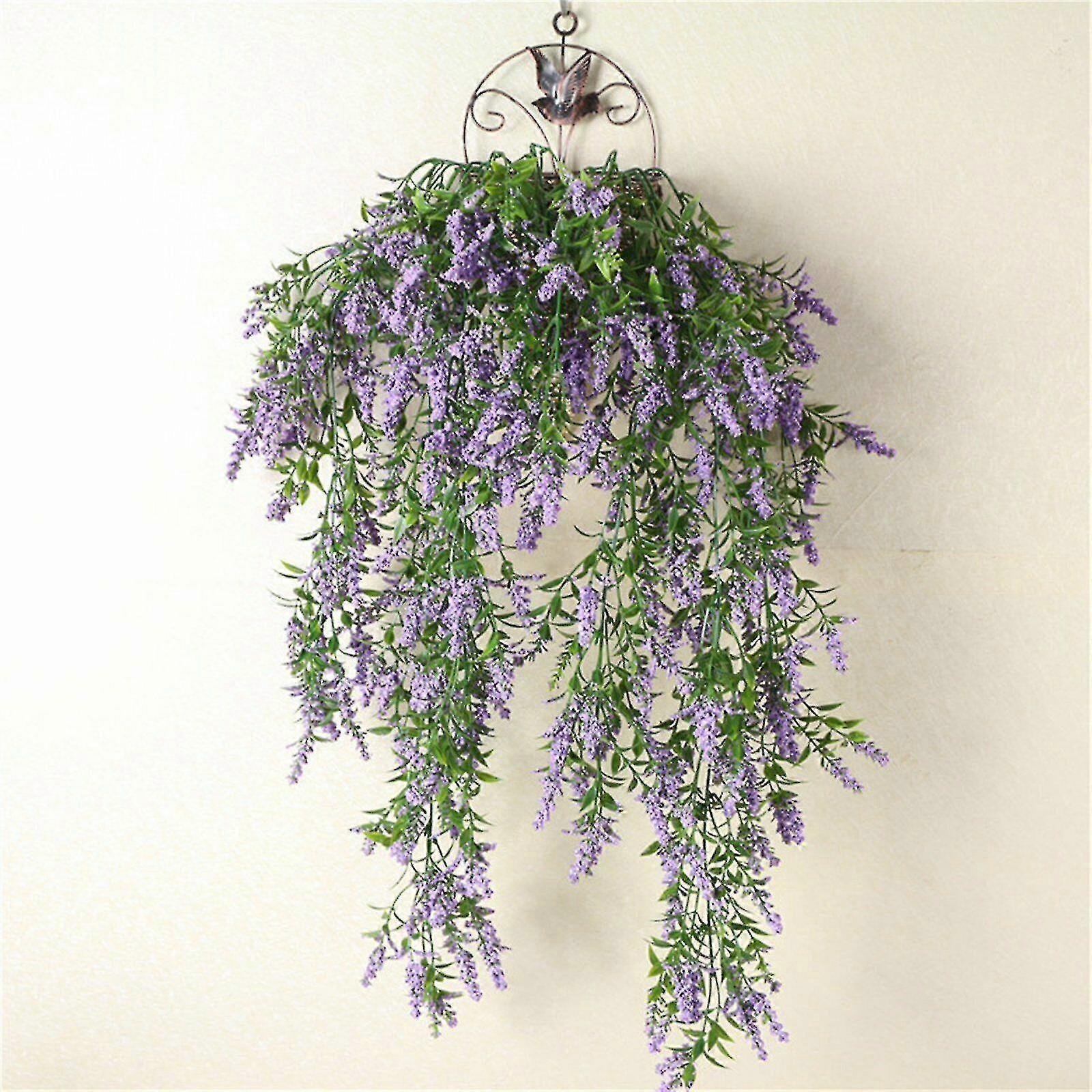 artificial ivy flower hanging basket - wtake