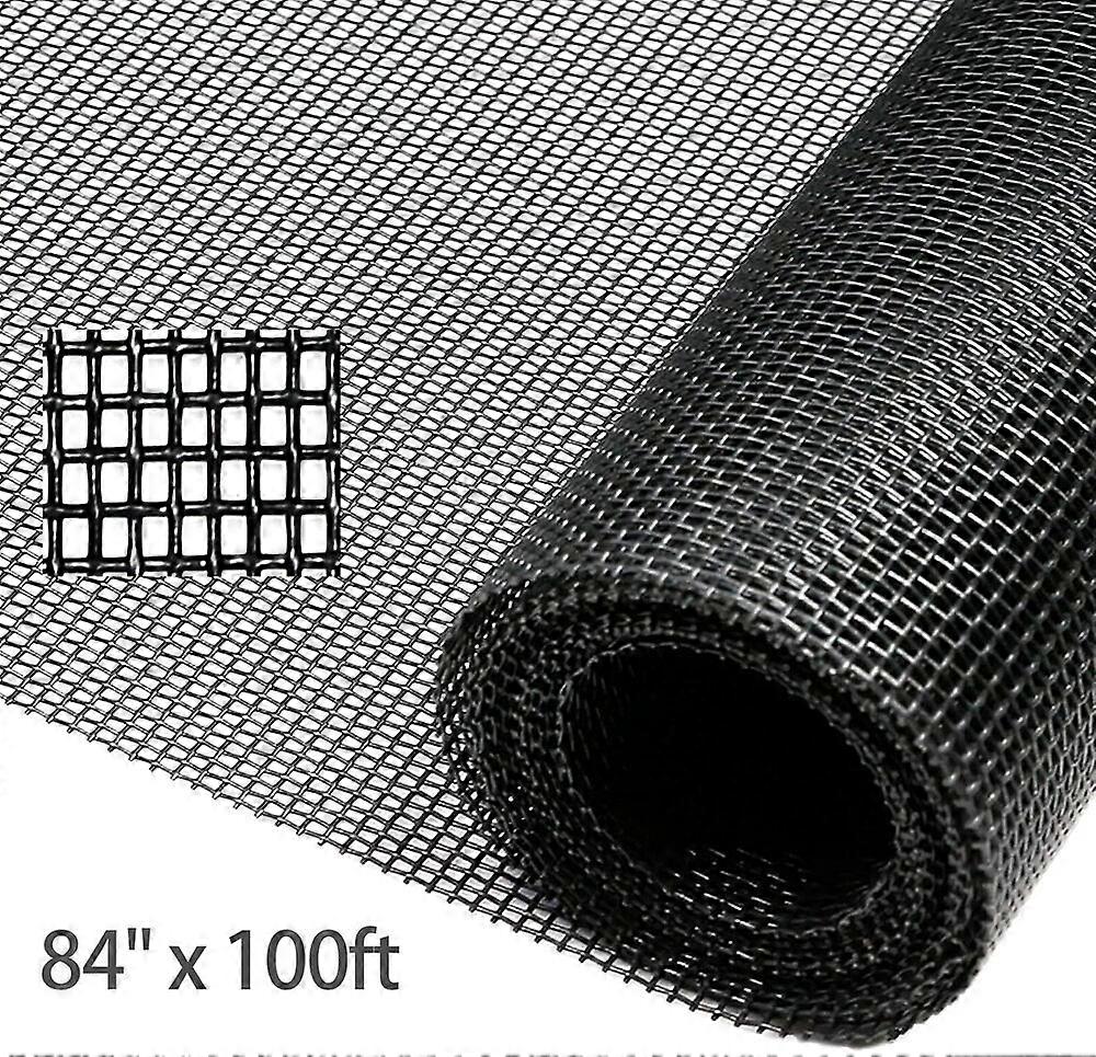 Window Screen Mesh Roll 84"x100' Fiberglass Screen Replacement Mesh DIY Projects