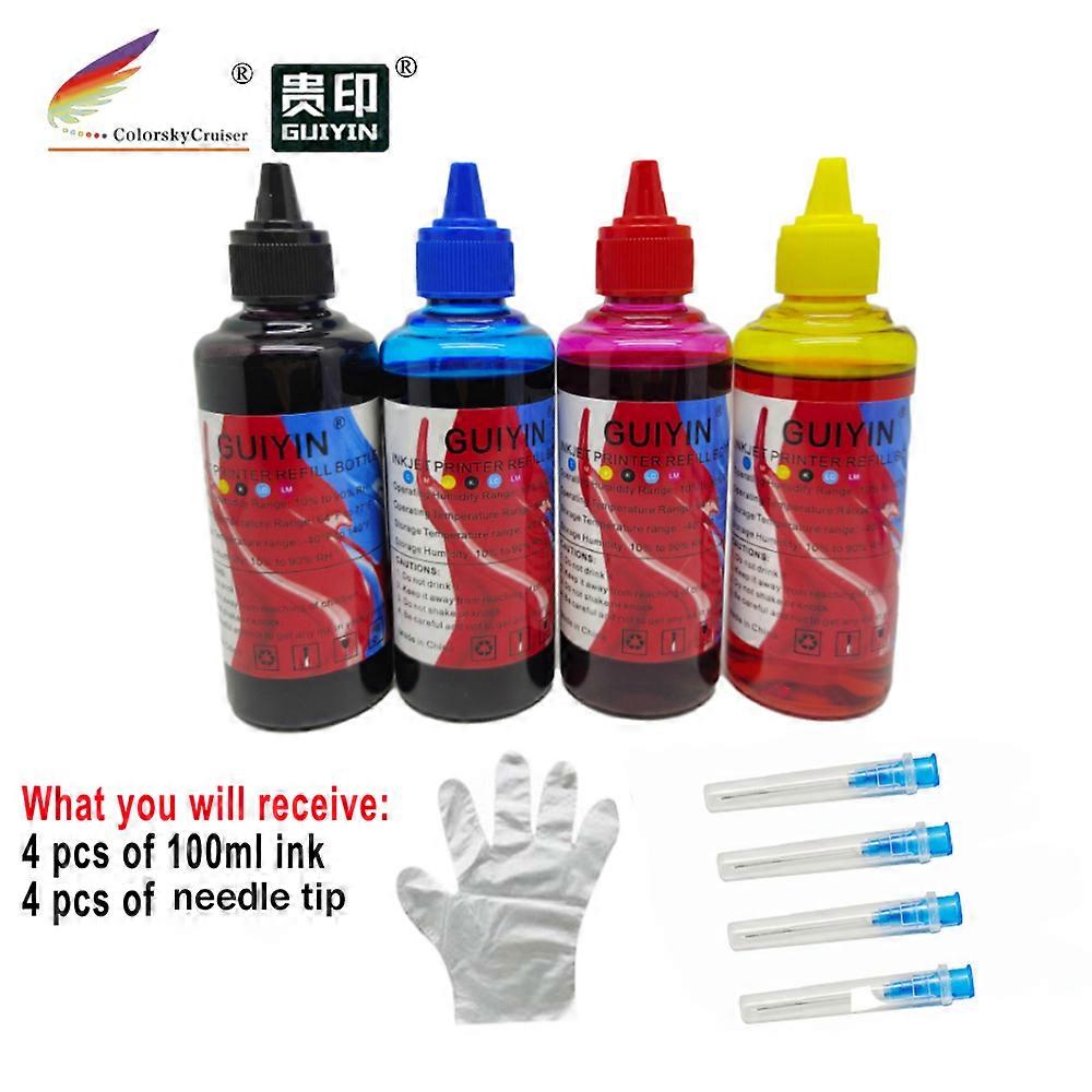Refill Ink for Epson T1251 - T1254 125 Stylus NX125 Workforce 320 323 325 520 BKCMY 100ml each