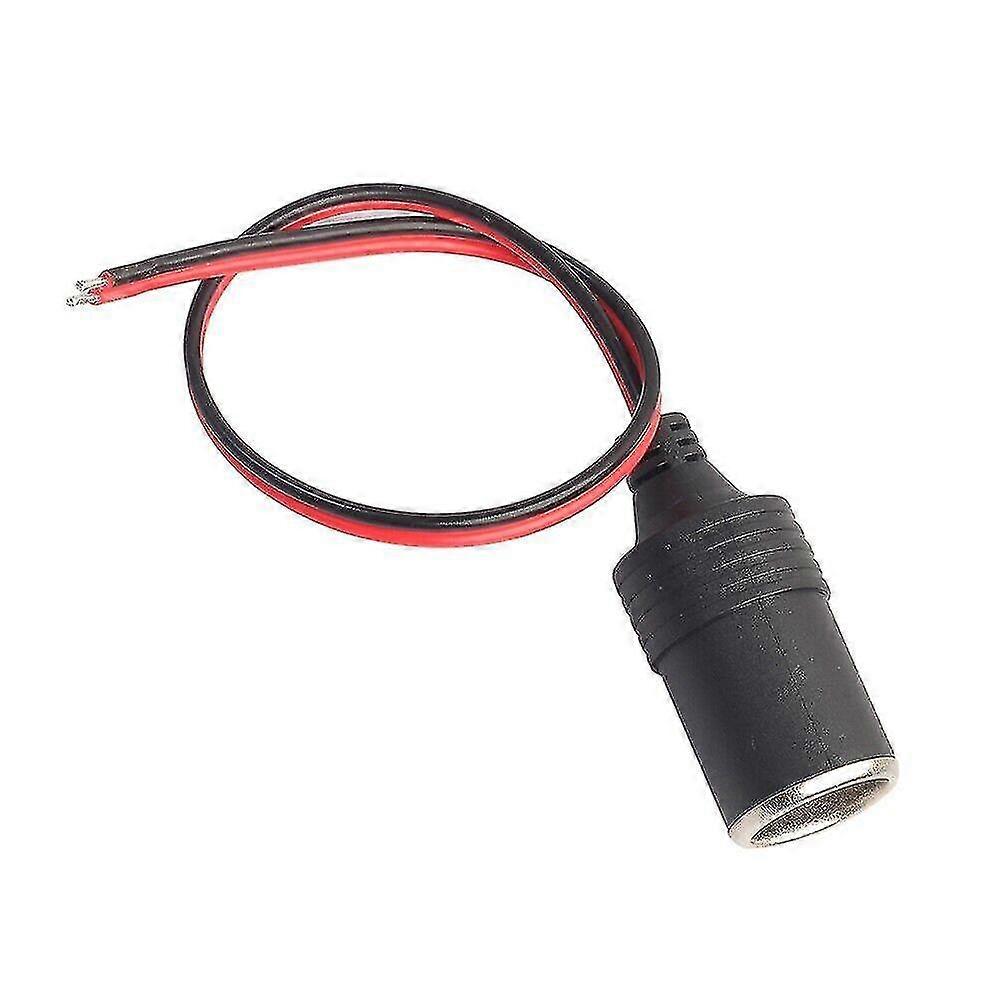 Car Socket Adapter Cigarette Lighter High Power Red & Black Line(black+red)(1pcs)