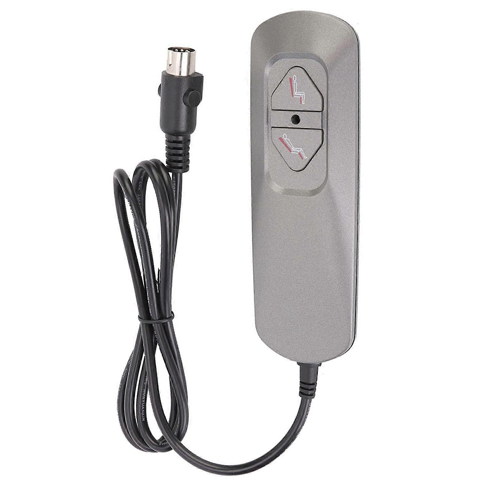 2 Buttons Electric Sofa Controller Universal 5 Pin Recliner Lifting Hand Control Switch 5V 1.25m(YMCAT)