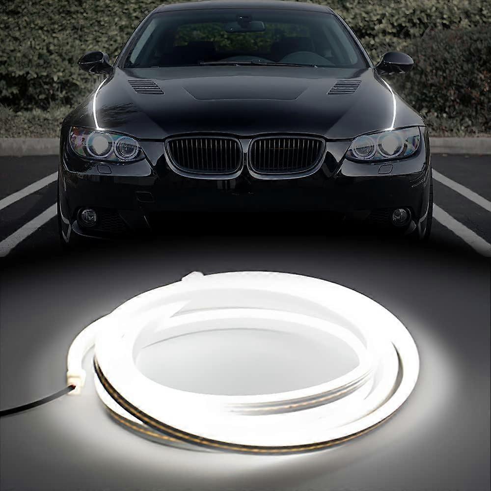 Car LED Strip Light Exterior Car Hood Lights 47.2inch (120cm) 12V Super Bright  White LED Daytime Running Light, Ultra Soft \u0026 Flexible Car Engine Cover |  Fruugo NO, image size:1000x1000