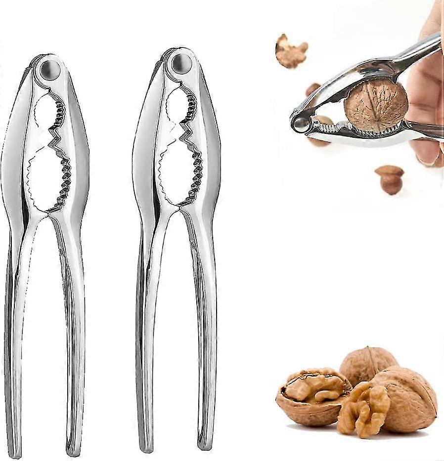 Newway 2 Pcs Nutcracker Nutcracker compatible Nuts Seafood Heavy Nutcracker Nut Pecan Walnut Nutcracker Fruit