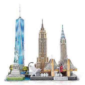 3d puzzles for kids city landmark buildings model