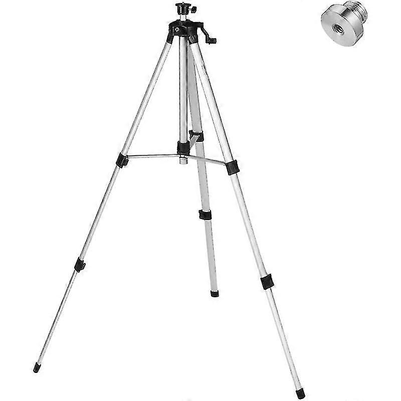 Laser Level Tripod 1.5m Laser Tripod, Telescopic Tripole With Spirit Level And Extra Tripod Adapter 5/8"-11 -ft1500d T-audace