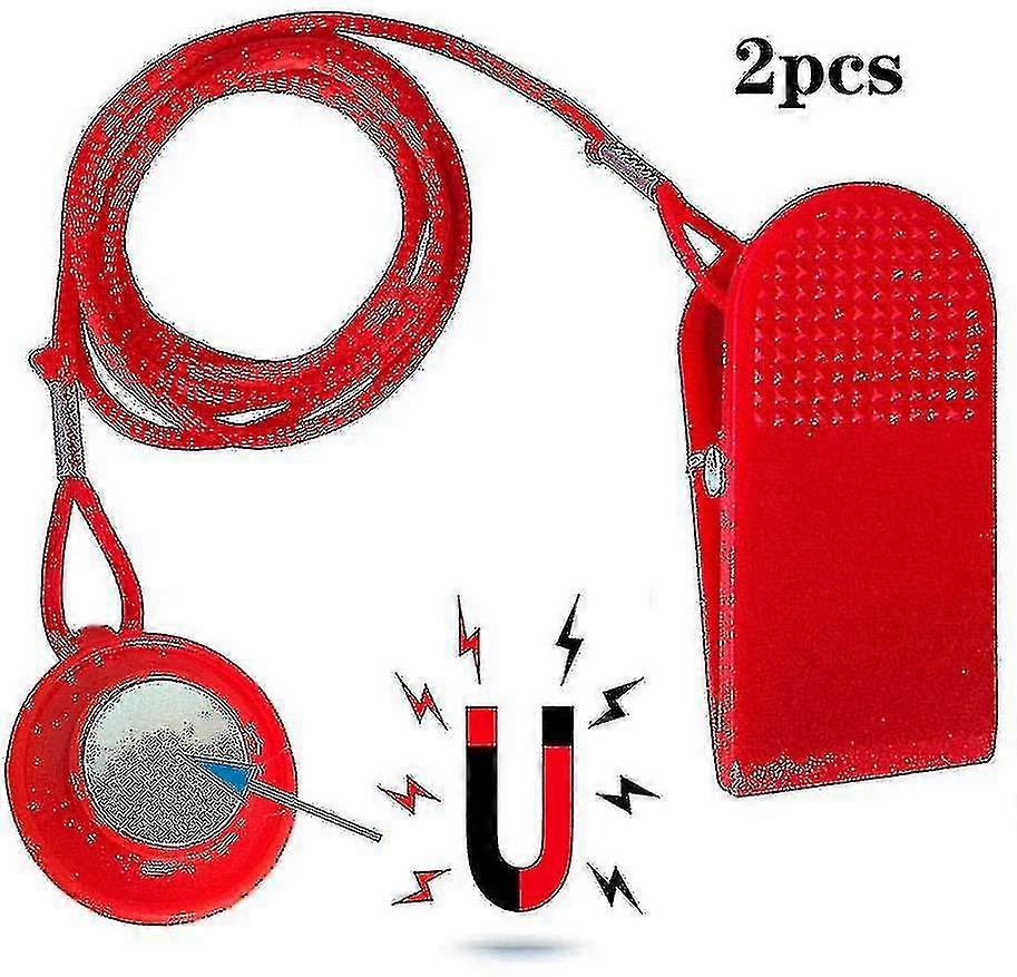 2pcs Treadmill Safety Key, Universal Treadmill Magnet Safety Lock Fitness Kit