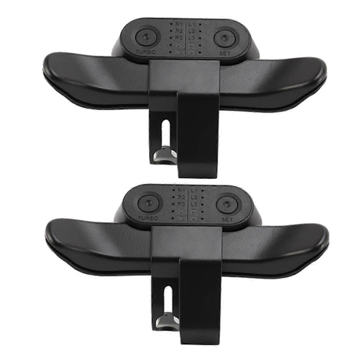 Replacement Paddles for Controller Back Button Attachment for Dualshock4 Turbo Gamepad Rear Extensi
