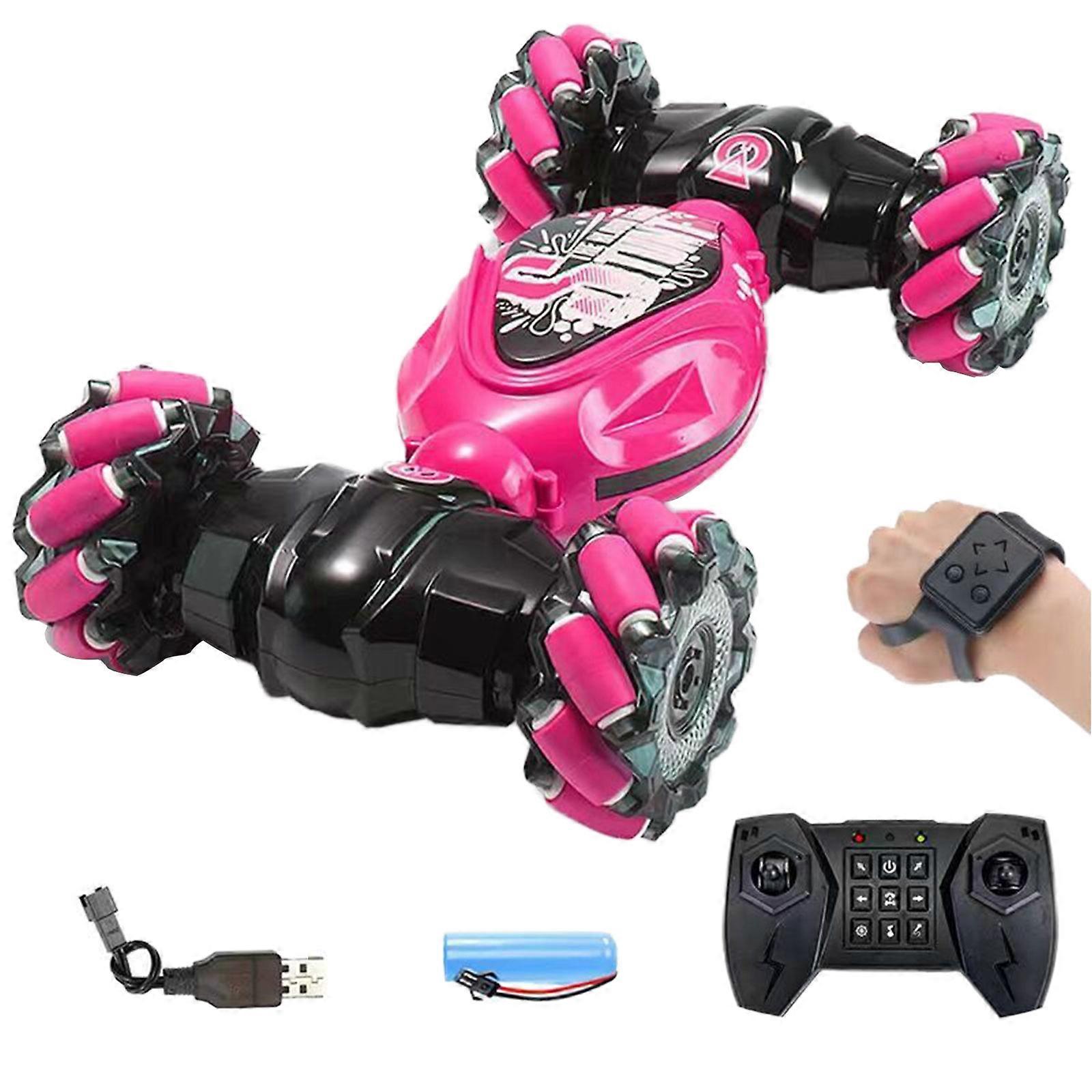 Upgrade Remote-controlled Deformation toy car with USB Power Gesture Sensing RC Stunt Car