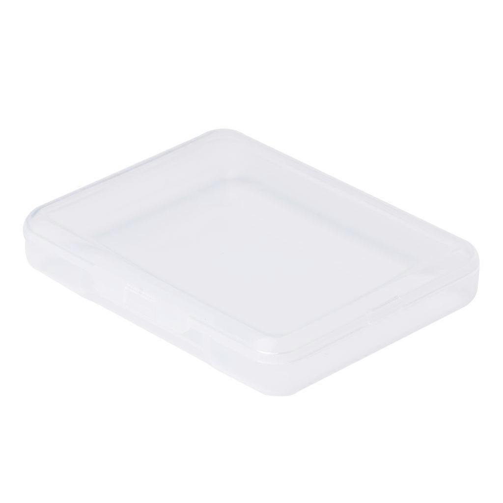 Small Storage Box Clear Sealing Organizer Holder Organization for Case