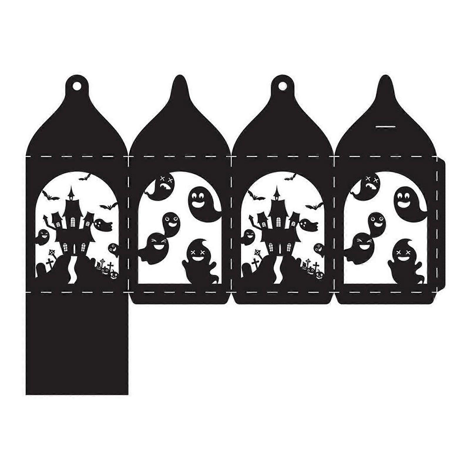 Ghost Gift Box Taglio Stampi Stencil Mold Muster Embossing Pattern