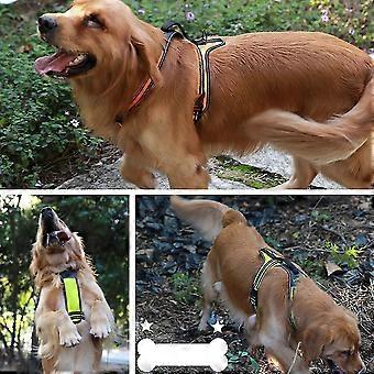 Breathable Dog Harness With Reflective Strip Adjustable Pet Dog Chest Strap