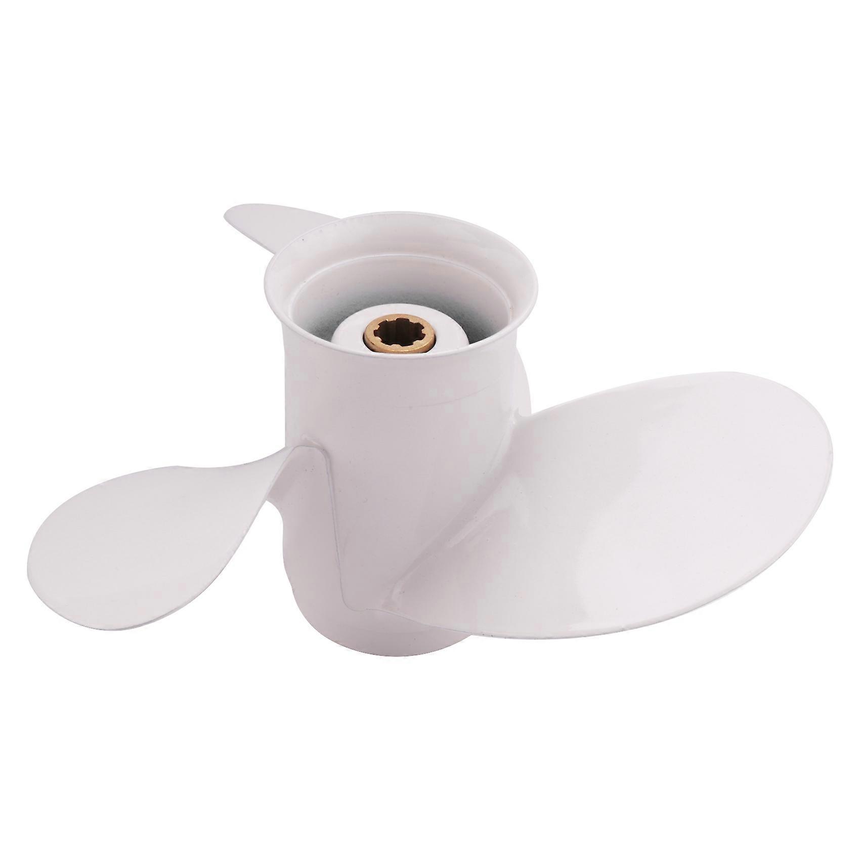Boat Propeller 6G1-45943-00-El 8 1/2 X 7 1/2 For Outboard Engine 6-8Hp Aluminum Alloy 3 Blades R Rotation 7 Spline Tooths