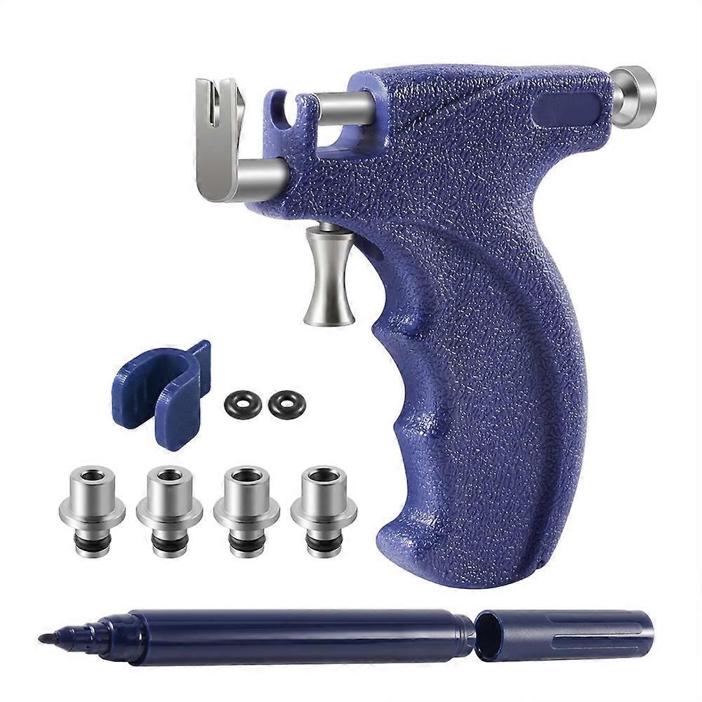Micro Piercing Ear Piercer Stud Piercing Set Hand piercing Ear tool Blue