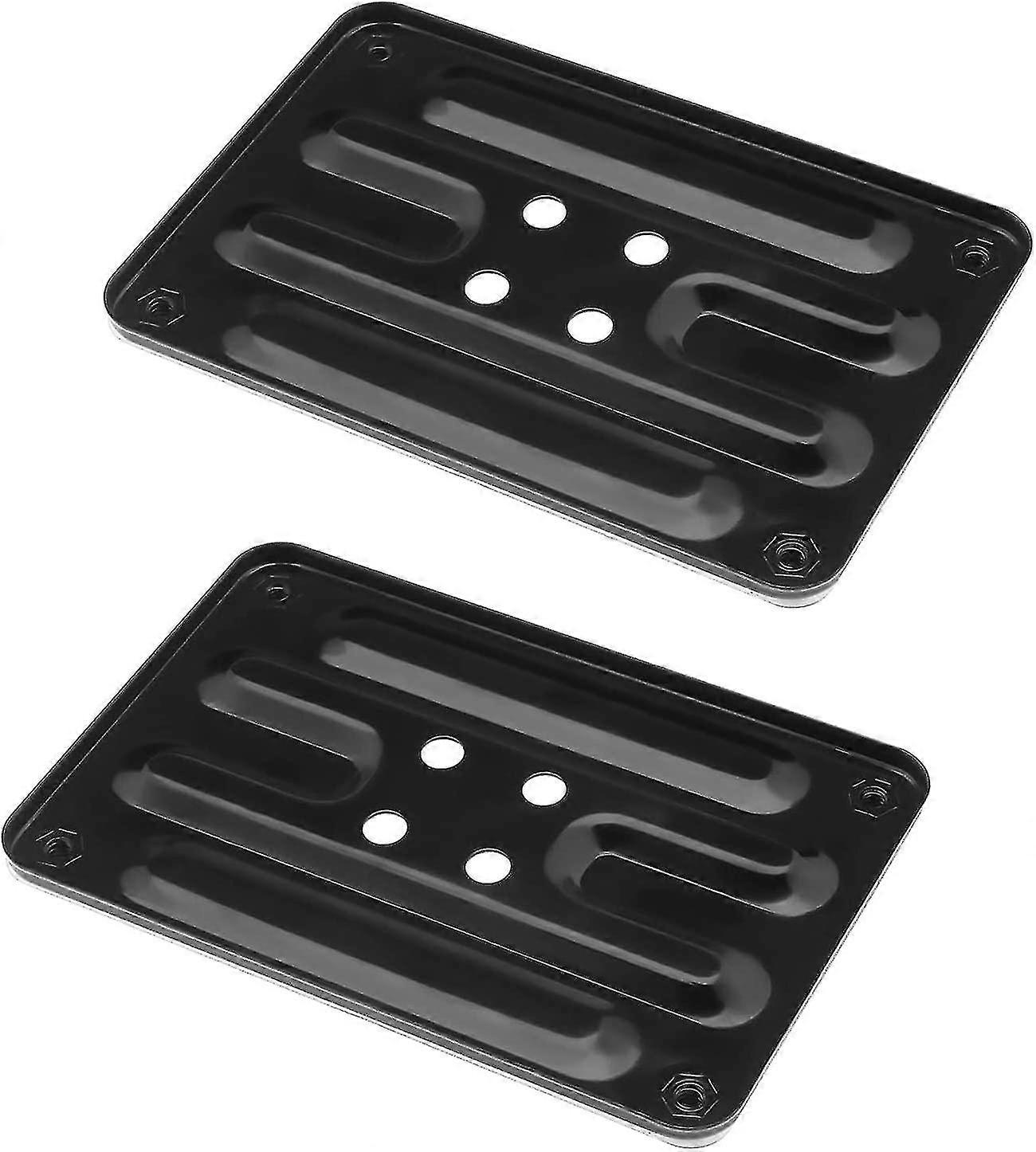 Support de dissipateur de chaleur Cpu Fan Bracket Socket Fixation Base de montage (noir) (2pcs)