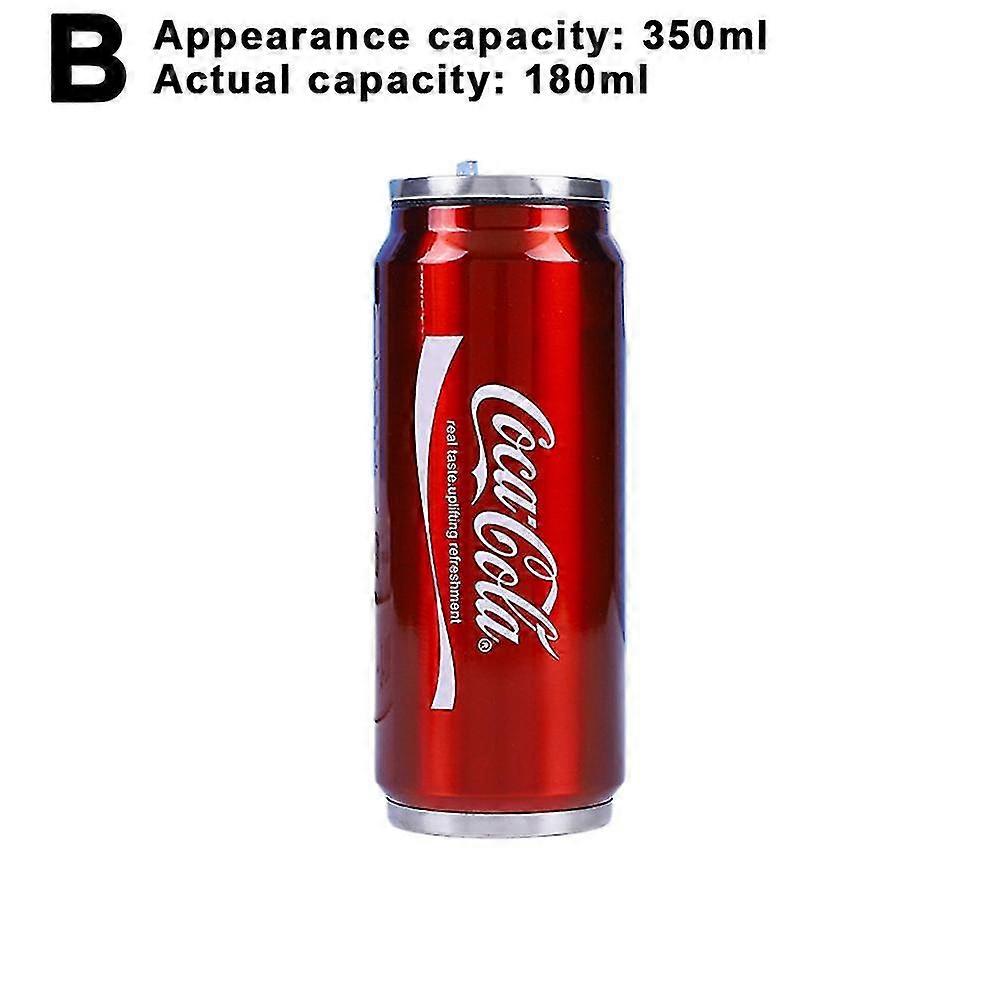 350Ml/500Ml Coca Cola Mug, Hot And Cold Insulation, 304 Stainless Steel Thermos, Coke Giant Water Bottle, Custom Car Tra