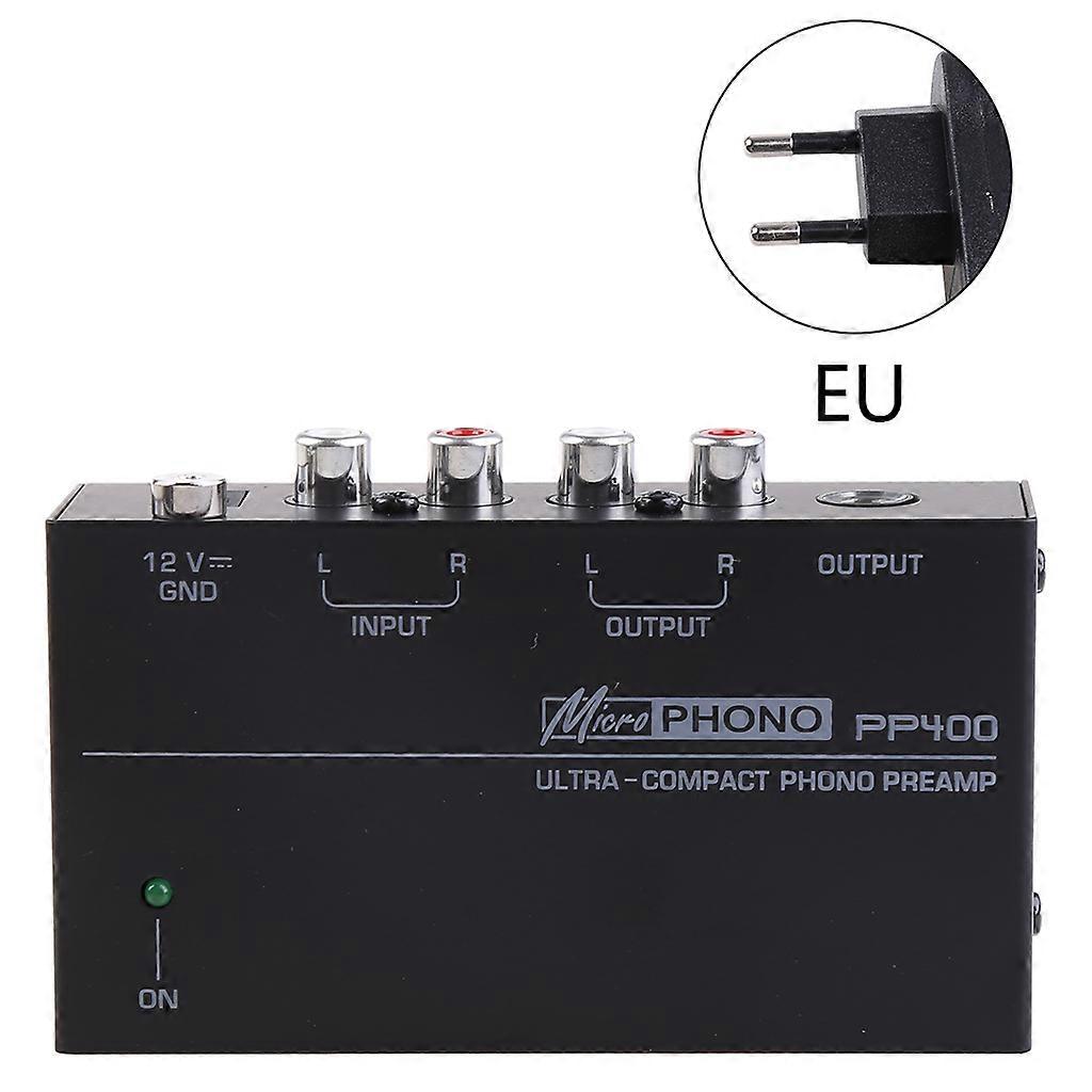 PP400 Support RCA 1/4Inch TRS Interfaces Preamplificador Phono Preamp
