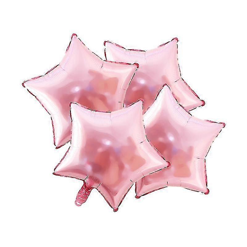 4pcs Five-pointed Star Balloons