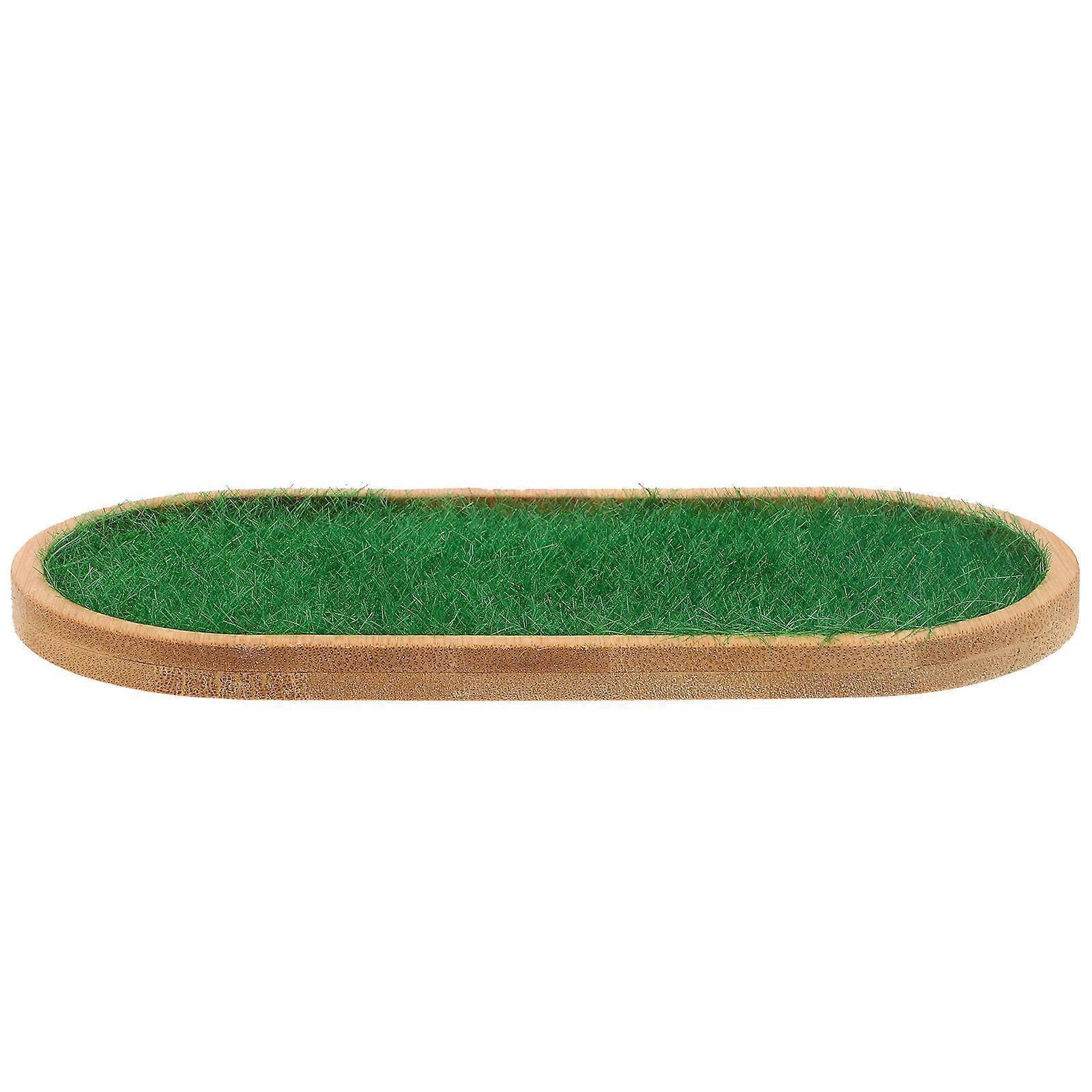 Simulation Grass Display Stand Collections Display Grass Base Figures Holder Doll Storage Stand