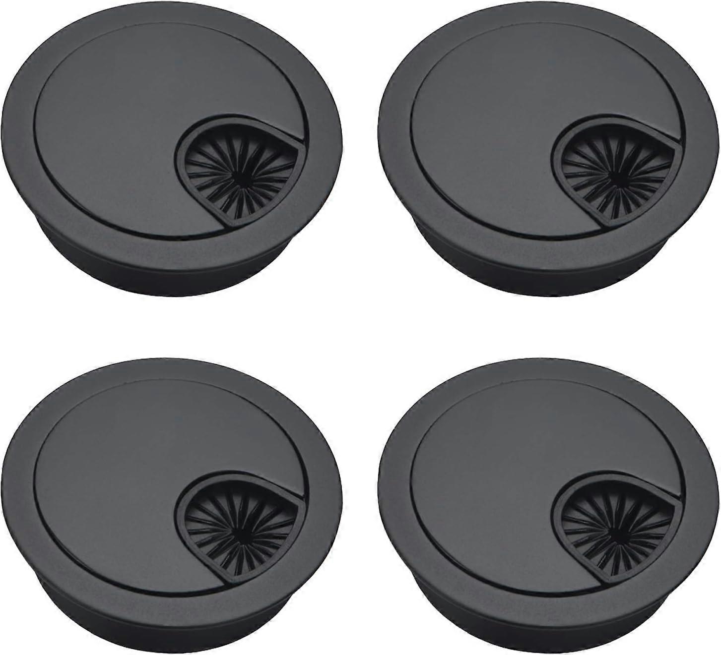 Bilgisayar Grommet 60mm, 4 Adet Metal Kablo Grommets, Masa Grommet Kablo, Bilgisayar Masası Kablo Deliği C
