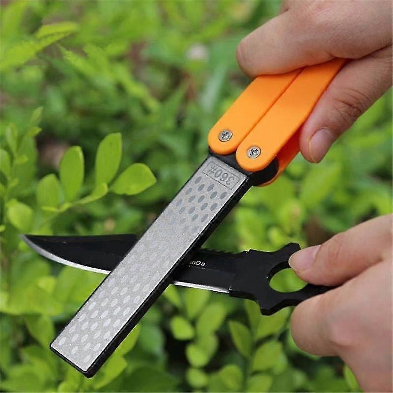 Double Sided Knife Sharpening Stone Folded Pocket Sharpener