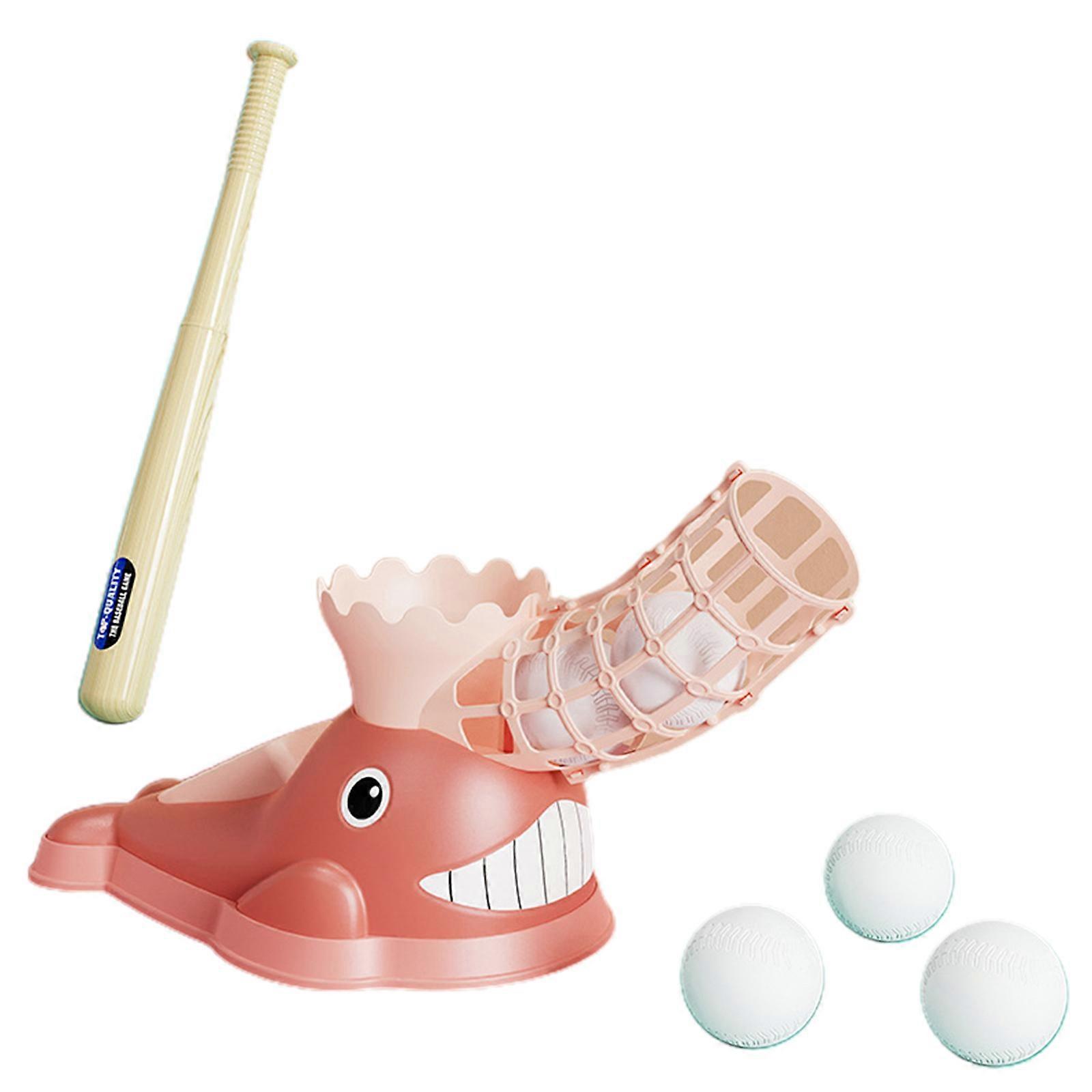 スタンプエジェクター野球ゲームのおもちゃバット付き3ボール屋内屋外スポーツ活動