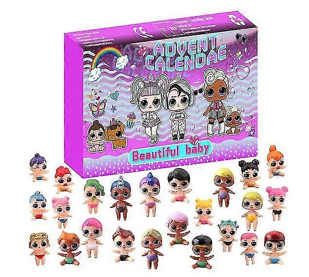 مفاجأة مجيء التقويم الزي من اليوم مع طبعة محدودة دمية 24 مفاجأة بما في ذلك ملابس للفتيات هدية عيد الميلاد