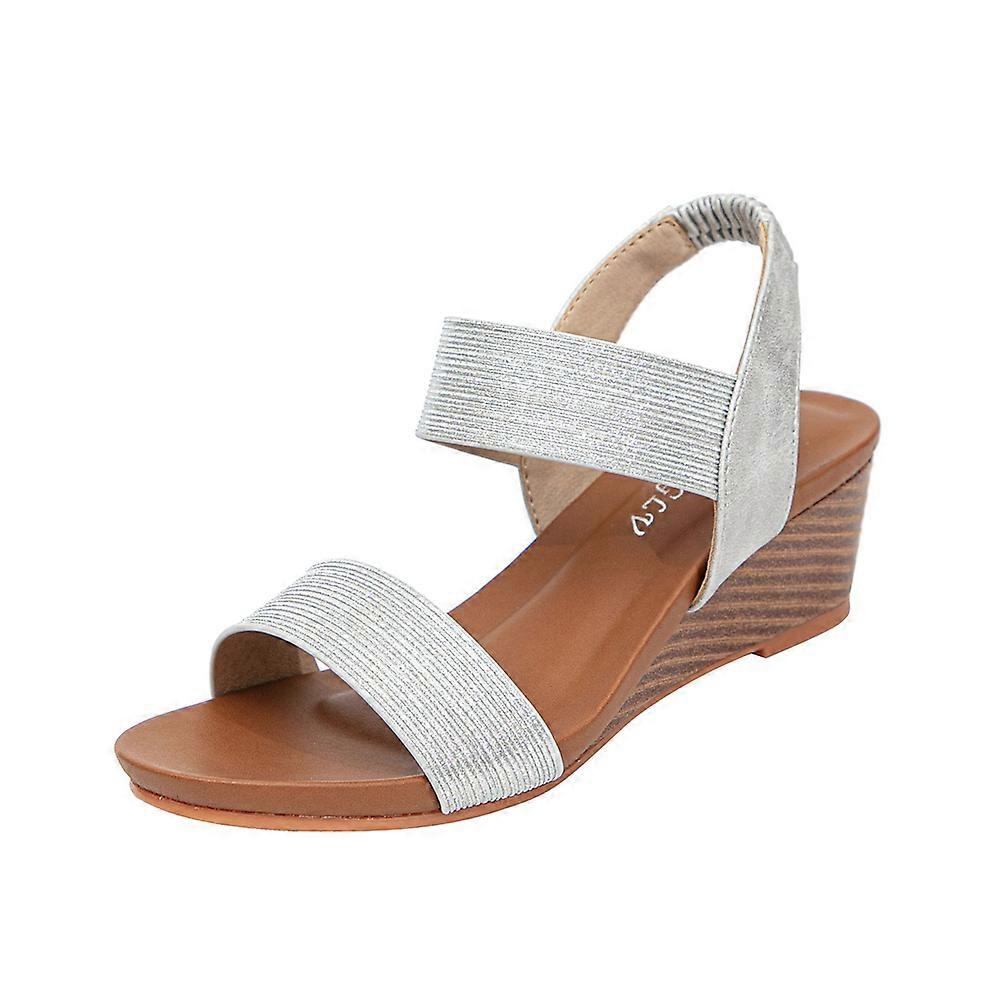 Women's Wedge Sandals Ankle Strap Open Toe Espadrille Platform Sandals