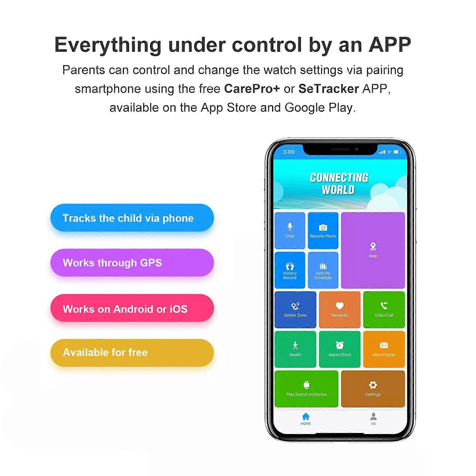 Kids Smart Watch Boys Toy Touch Screen Kids Watch with GPS Camera