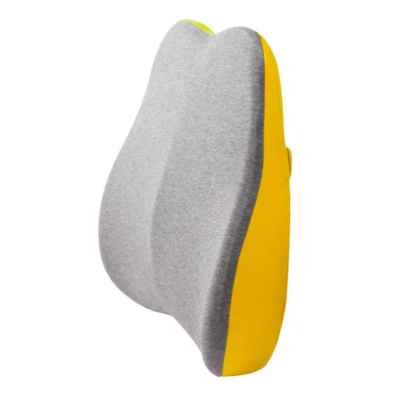 Memory Foam Waist Support Cushion Breathable Wear Resistant Ergonomic Design Washable Lumbar Support Pillow Cushion Jikaix