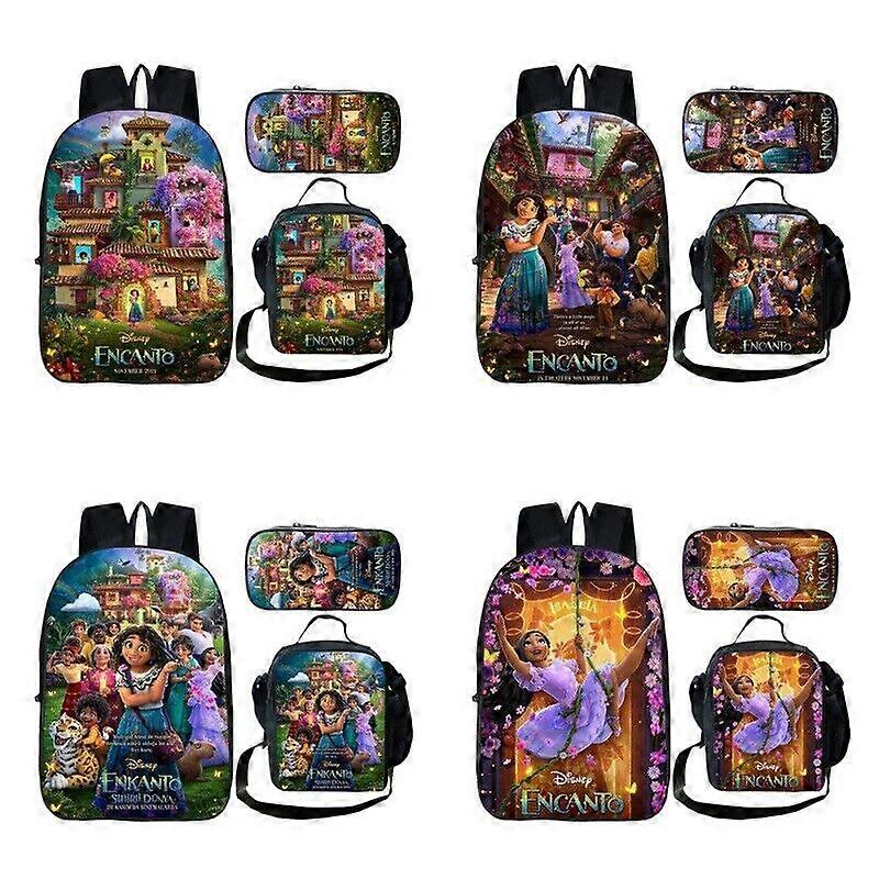 3pcs Set Encanto Mirabel Madrigalshoulder Bag +backpack +pen Case