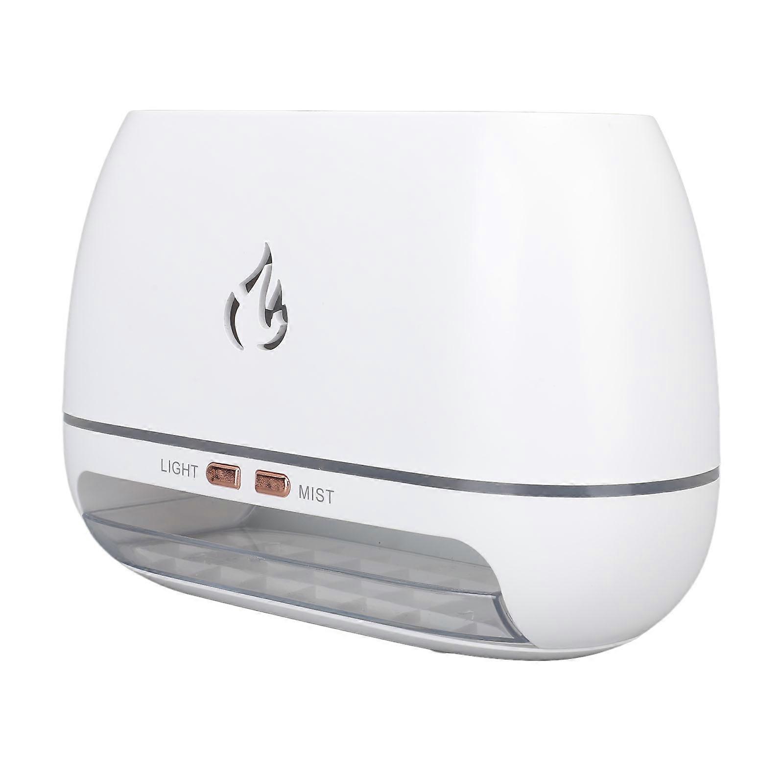 Flame Diffuser White 7 Colors 200ML Silent 6W Mist Humidifier