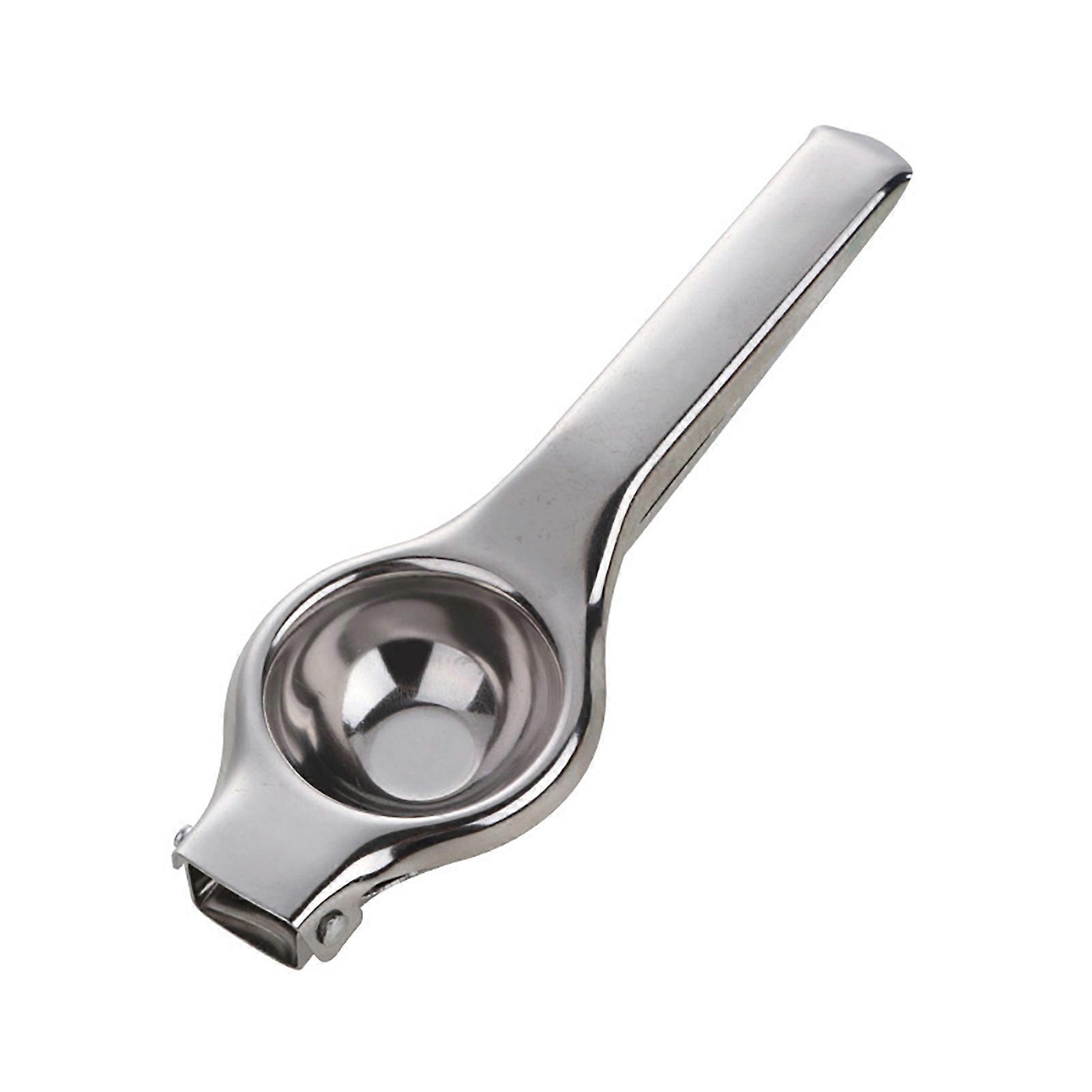 Manual Fruit Juicer Multiple Filter Holes Dishwasher Safe Multifunctional Hand Press Juicing Tool Fast Squeezing Portable Stainless Steel Citrus Lemon
