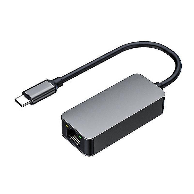 Type-C 3.1 to 2.5G RJ45 Gigabit Network Card 2500M High Speed Ethernet USB3.0