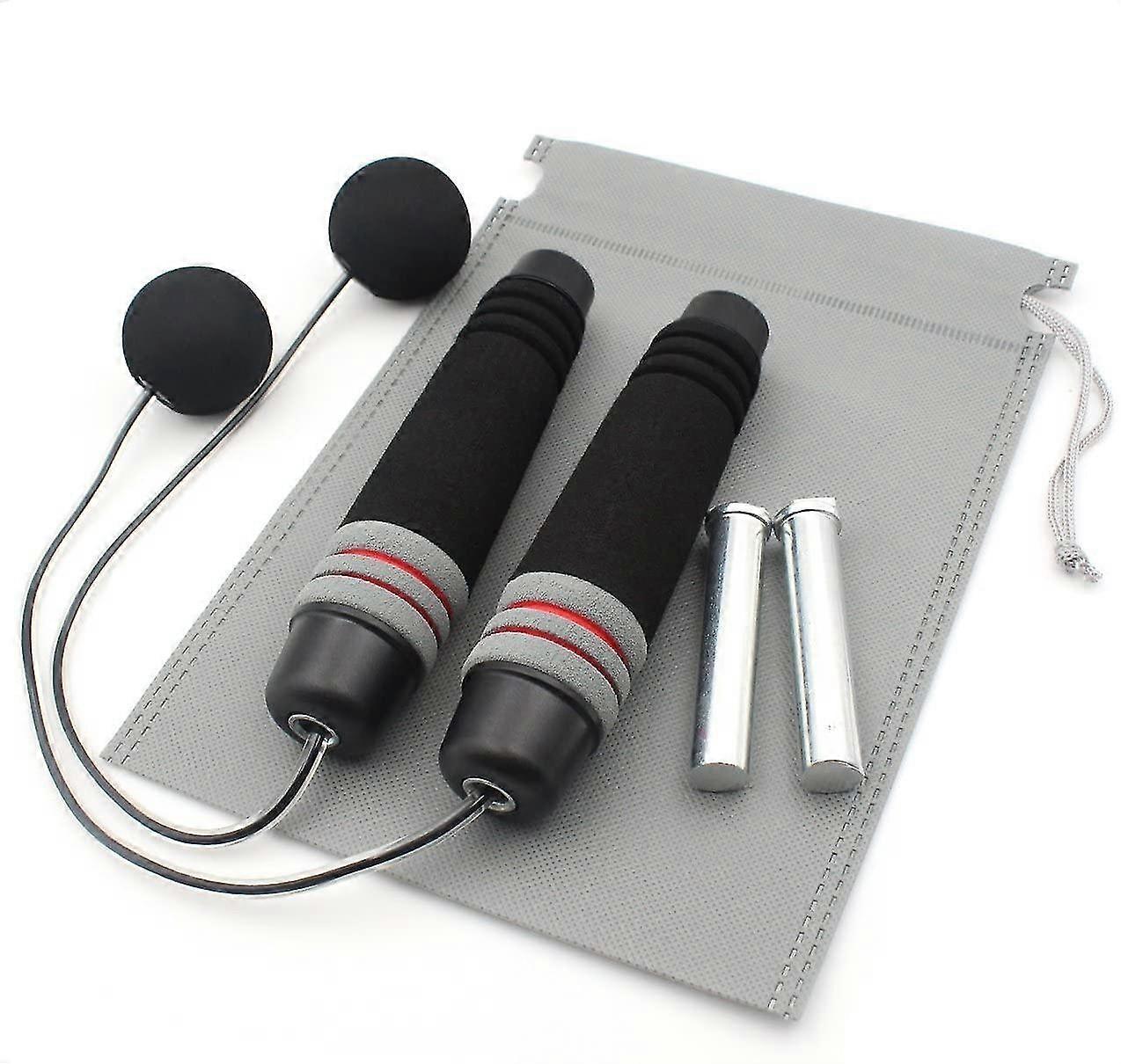 Weighted Ropeless Jump Rope Crossfit Speed Rope Skipping Rope For Double Unders, Exercise, Wod, Boxing, Mma Beachbody Training Fitness