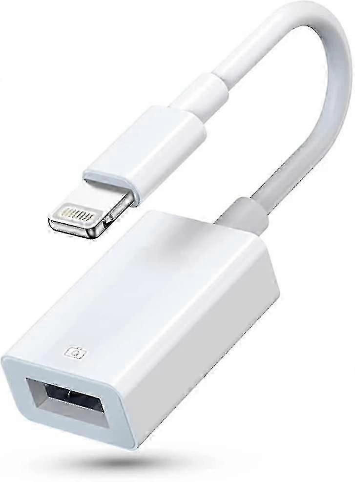 Lightning zu USB Kamera Adapter, USB 3.0 OTG Data Sync Kabel Adapter kompatibel mit iPhone / iPad, USB-Buchse unterstützt Connect Card Reader, u Disk, Keyboa