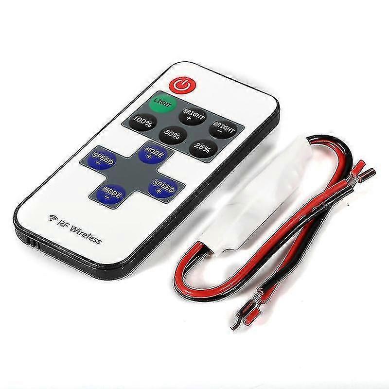 12v Rf Wireless Remote Switch Controller Dimmer For Mini Led Strip Light New