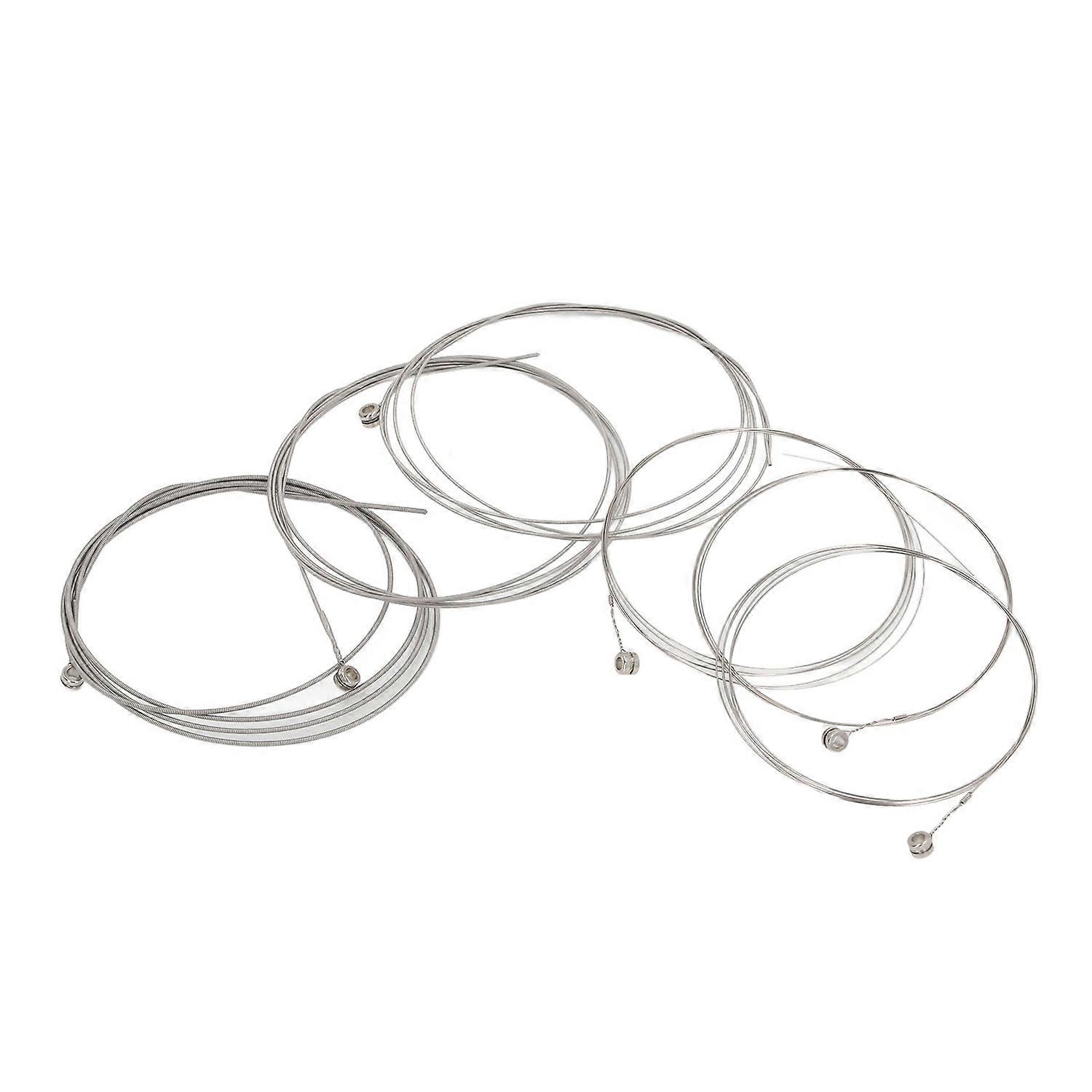 6PCS Electric Guitar String Pure Ni Acoustic Guitar Replacement Strings for Fender 