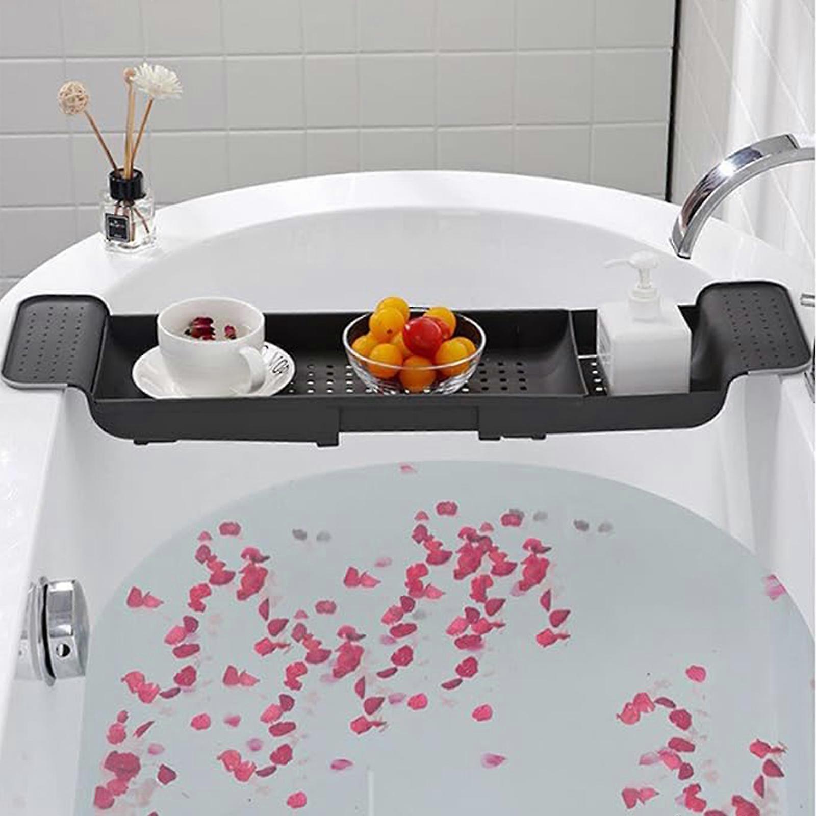 Versatile Bathtub Tray: Compatible with Most Tub Models