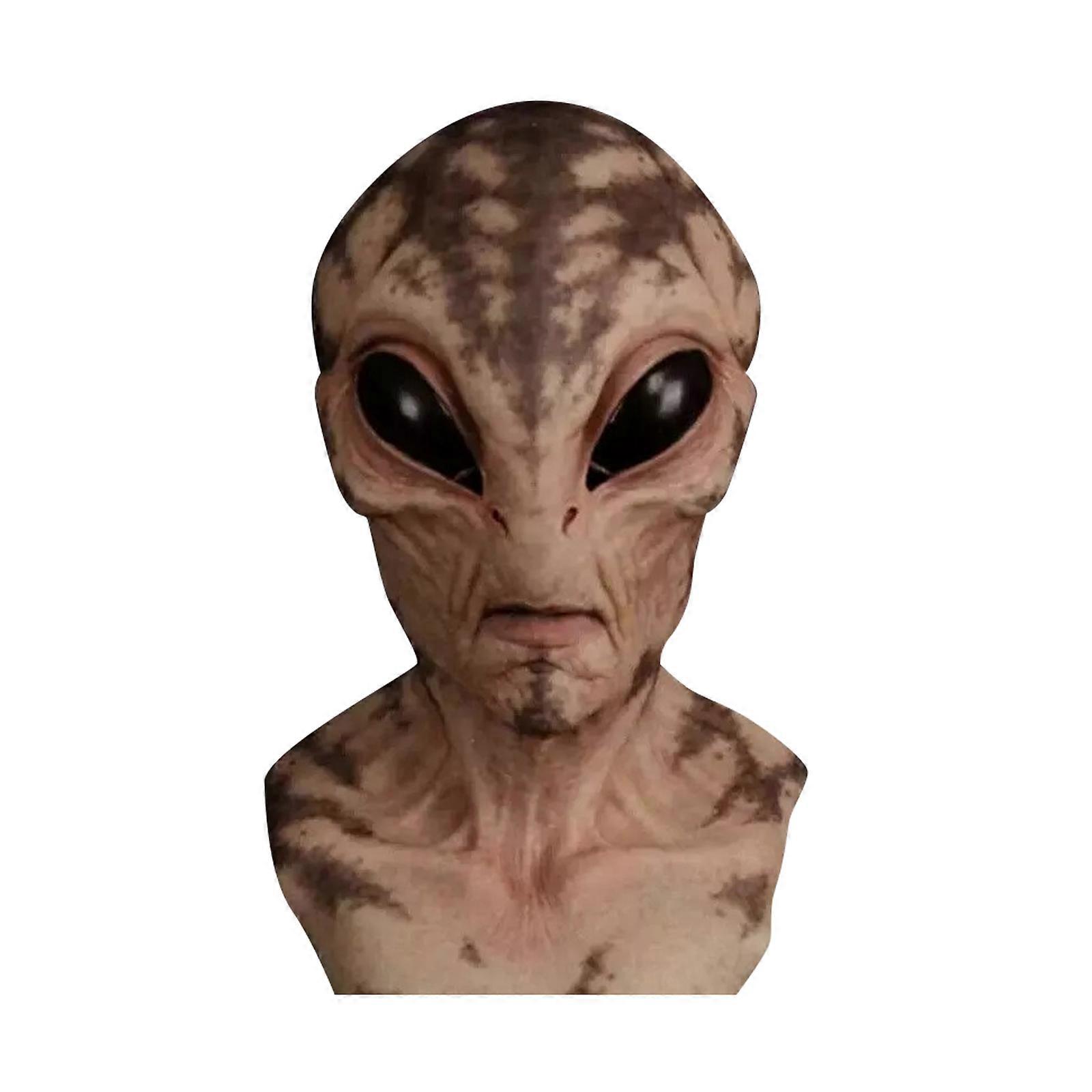 Helhode Alien Maske - Beige Lang Stil