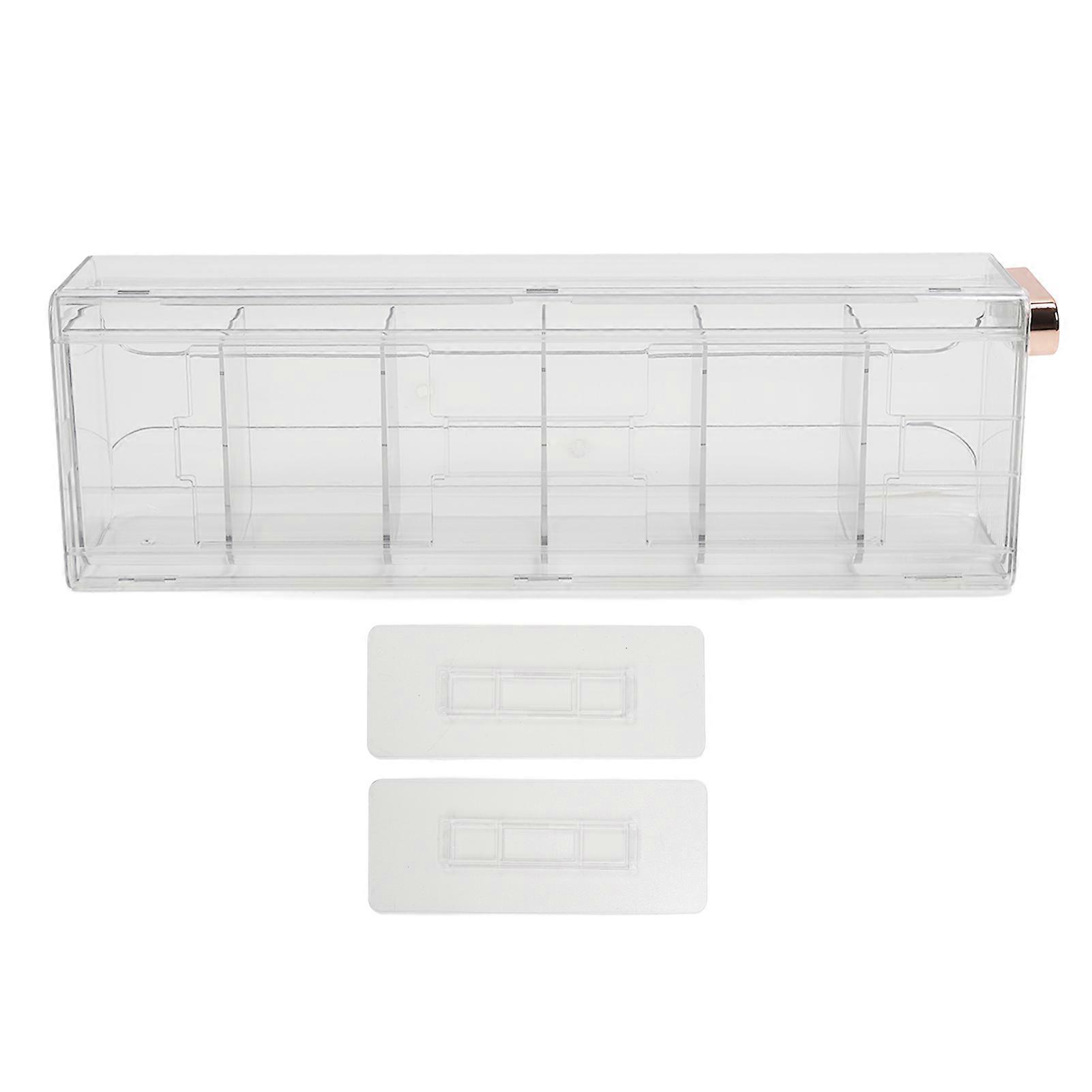 Underwear Storage Boxes Transparent Removable Design Wall Mounted Rugged Versatile Sock Organizer Dividers for Drawer Closet