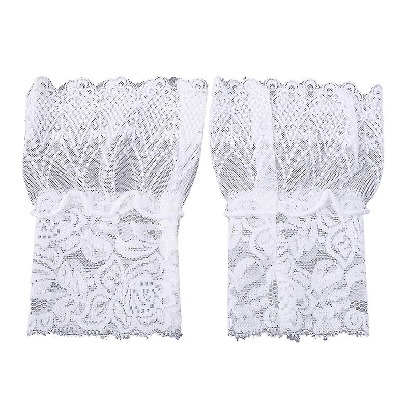 Femei toamna Lotus Leaf decorative Maneci false