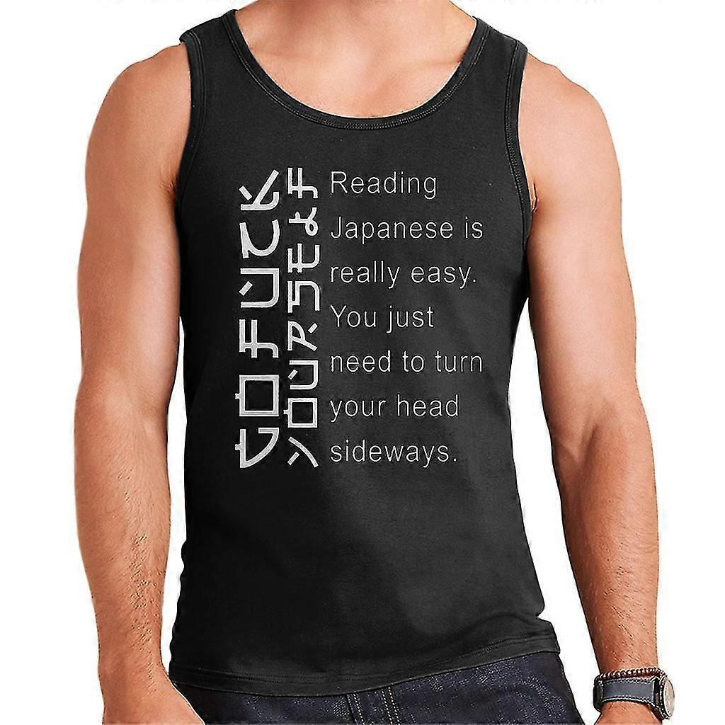 Leer japonés es realmente fácil Chaleco para hombre