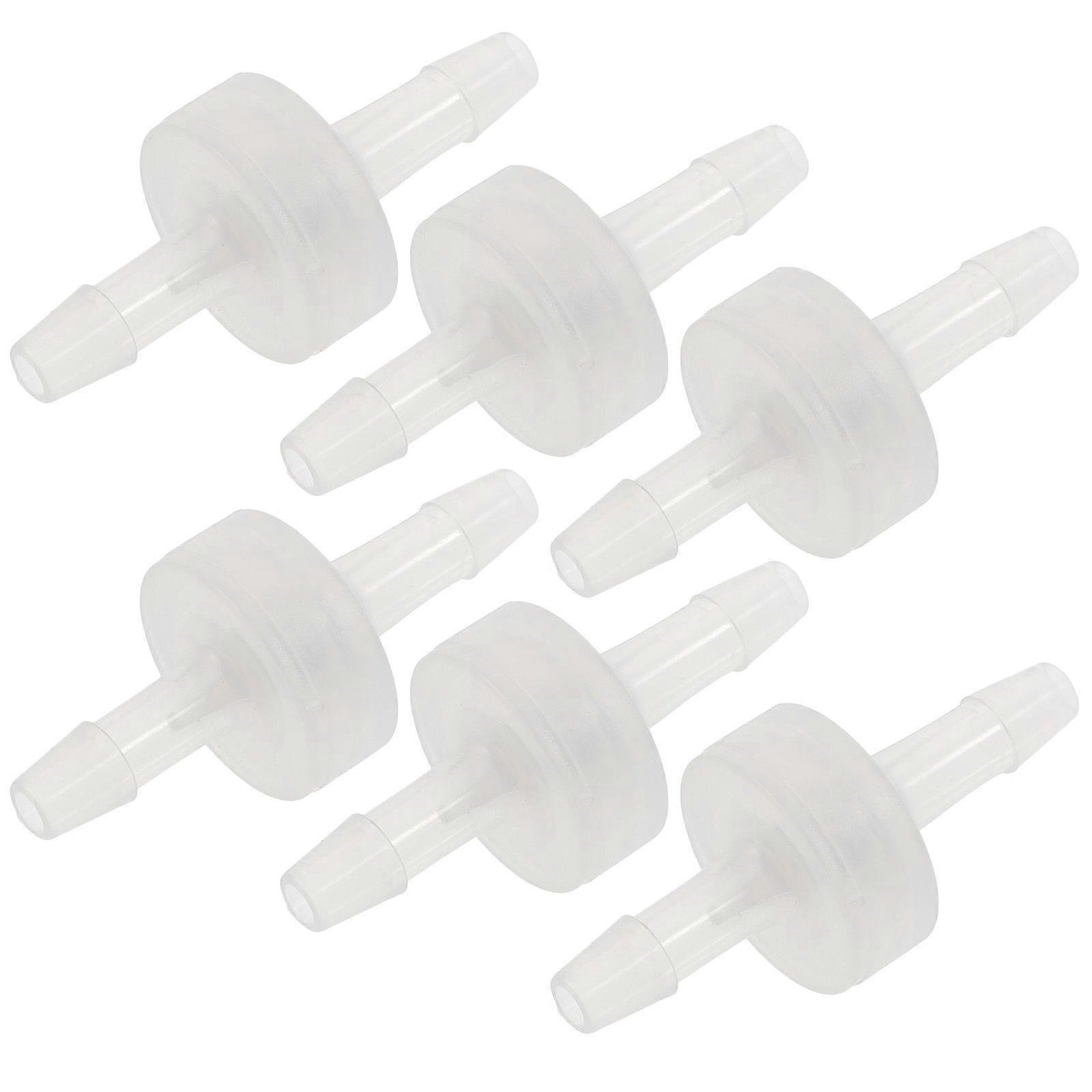 6pcs Check Valve One Way Plastic Valve Aquarium Check Valve For Water Air